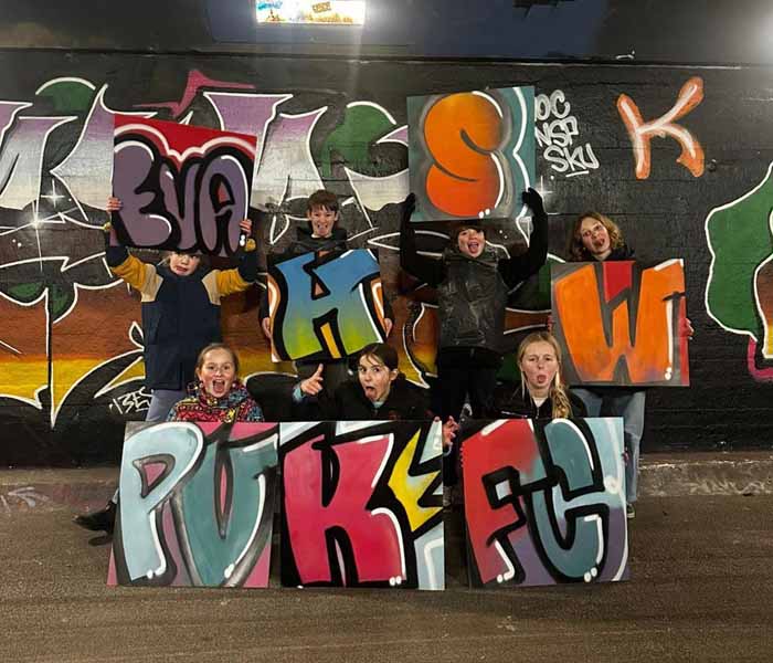 Graffiti feestje Rotterdam